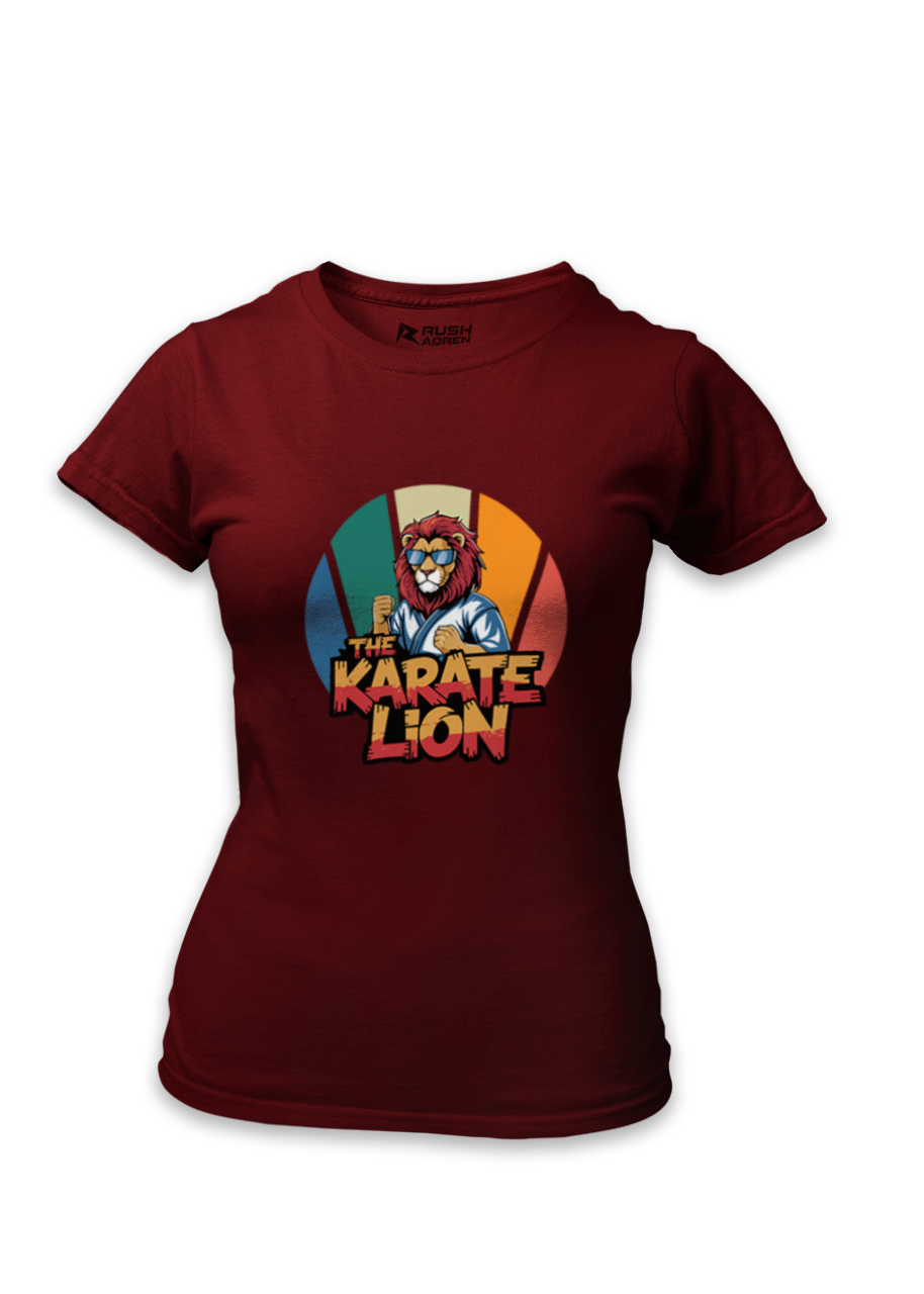 Lion Spirit Karate Graphic T-Shirt