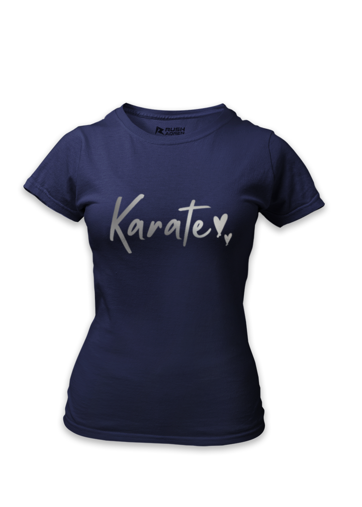 Karate Silver Script Classic T-Shirt