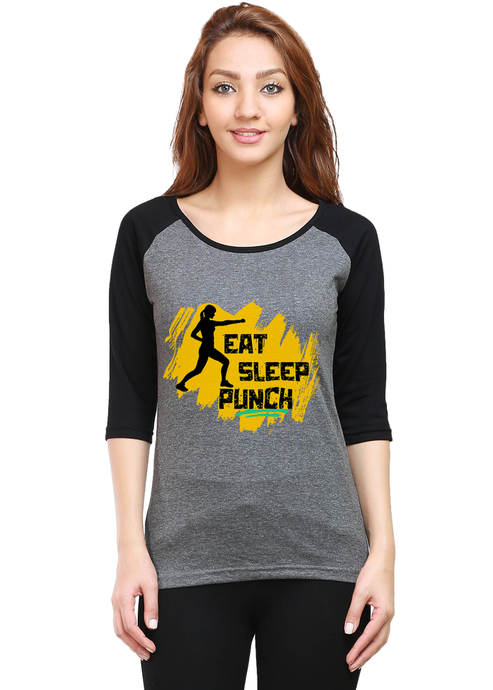 Eat Sleep Punch Raglan T-Shirt
