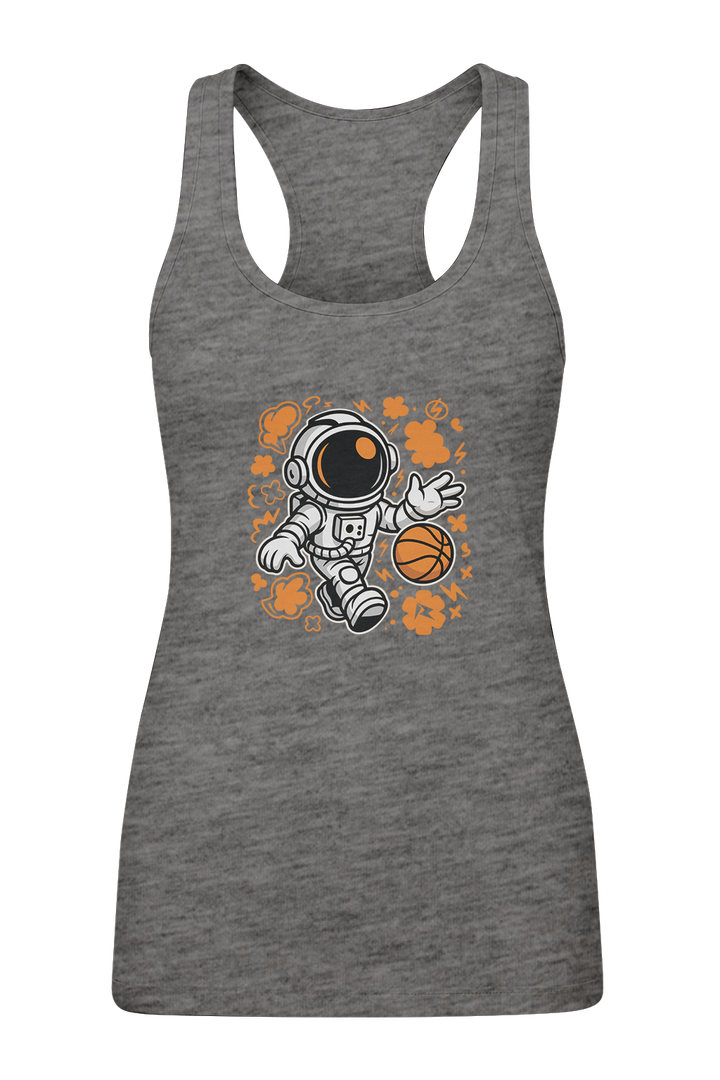 Cosmic Crossover Astronaut Basketball - Women's Tank Top