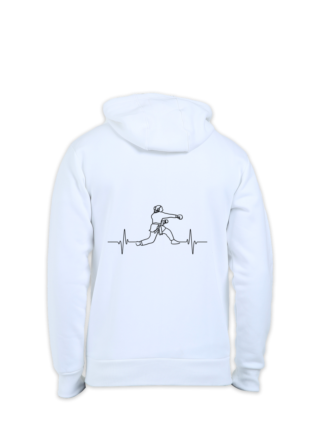 Women's Karate Heartbeat Graphic Hoodie