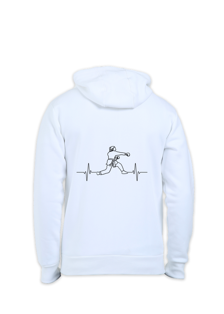 Women's Karate Heartbeat Graphic Hoodie
