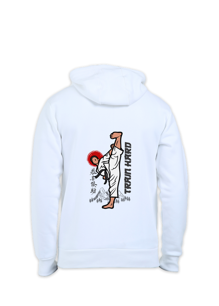 Women's TRAIN HARD Zip Hoodie