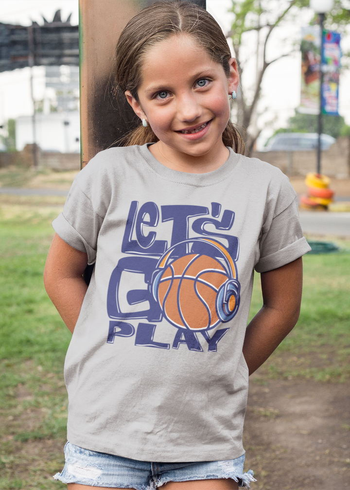 Let's Go Play - Girl's Crew Neck T-Shirt