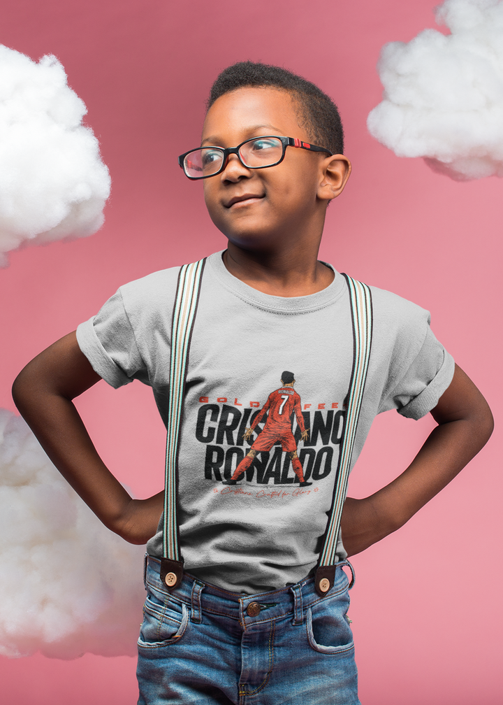 GOLD FEET - Boy's Crew Neck T-Shirt