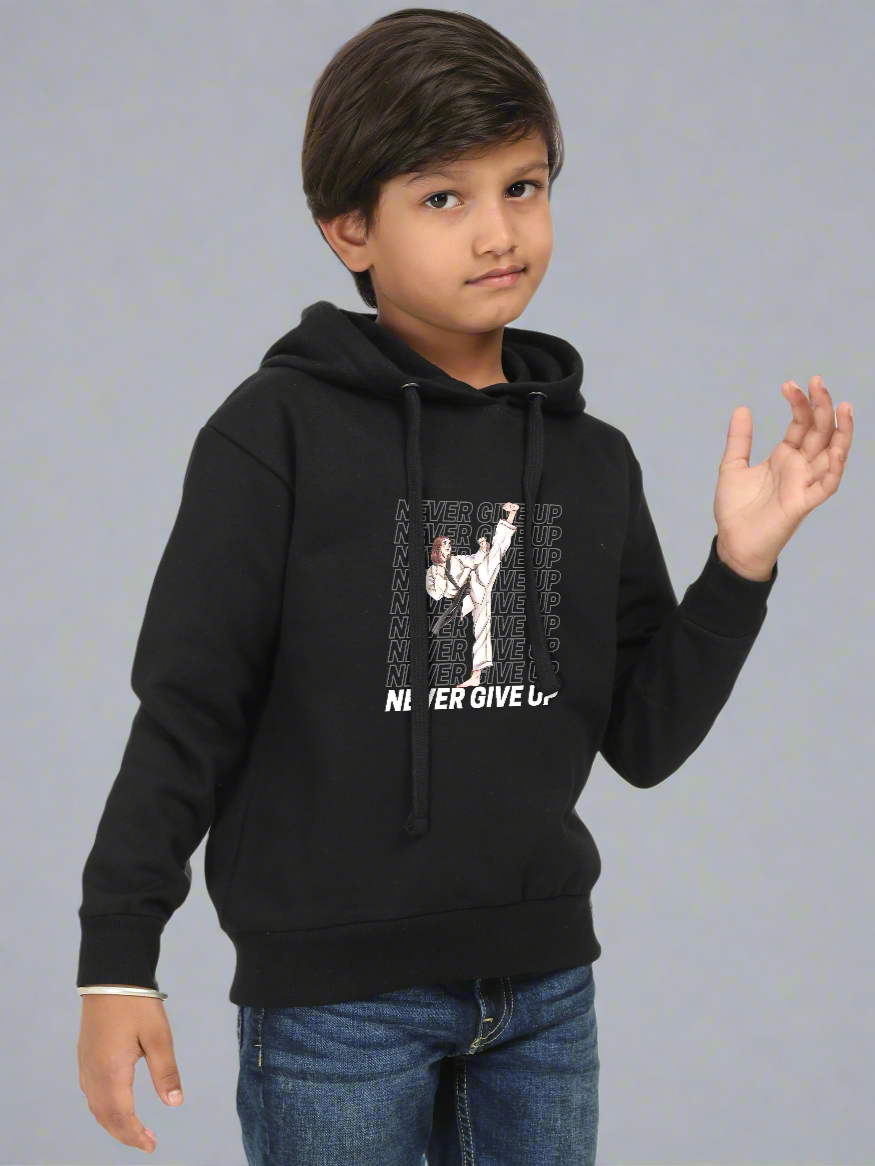 Boys Never Give Up Classic Hoodie