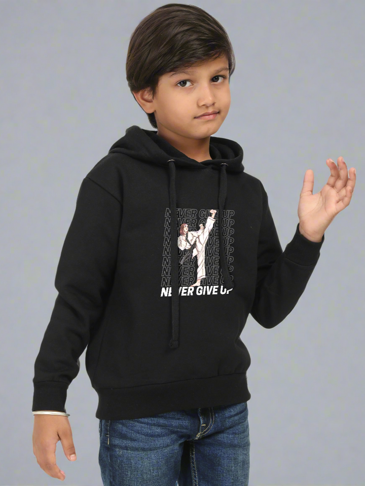 Boys Never Give Up Classic Hoodie