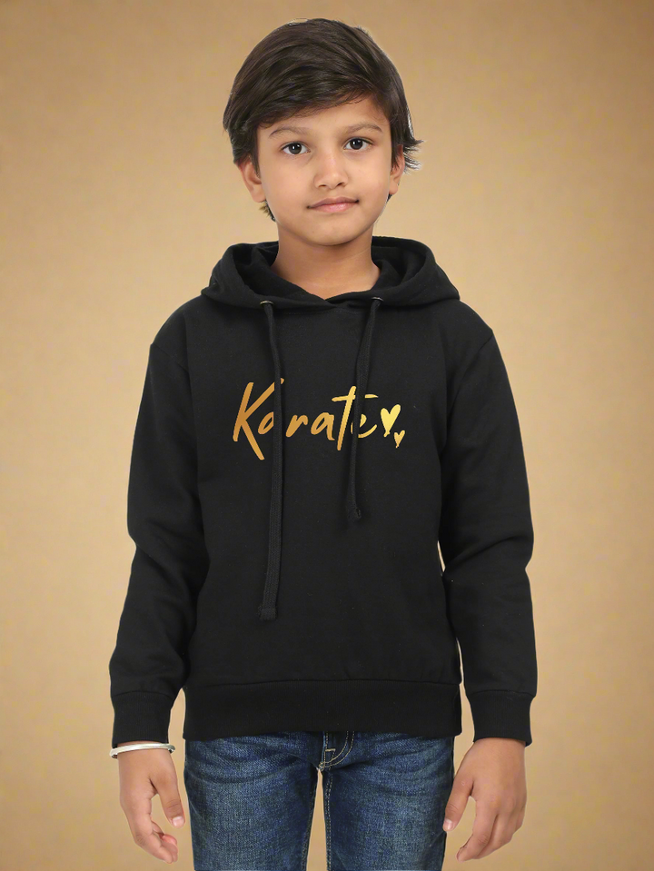 Boys Gold Vinyl Classic Hoodie