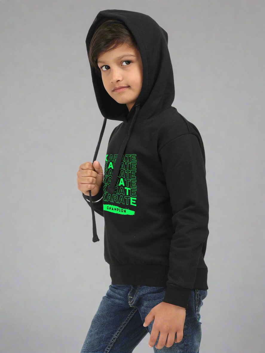 Karate Champion Boys Hoodie