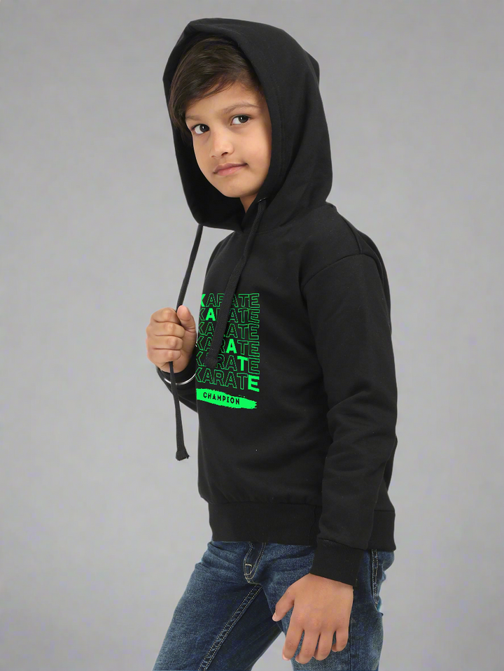 Karate Champion Boys Hoodie