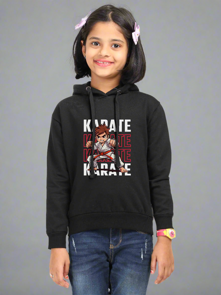 Girls Karate Champ Hoodie