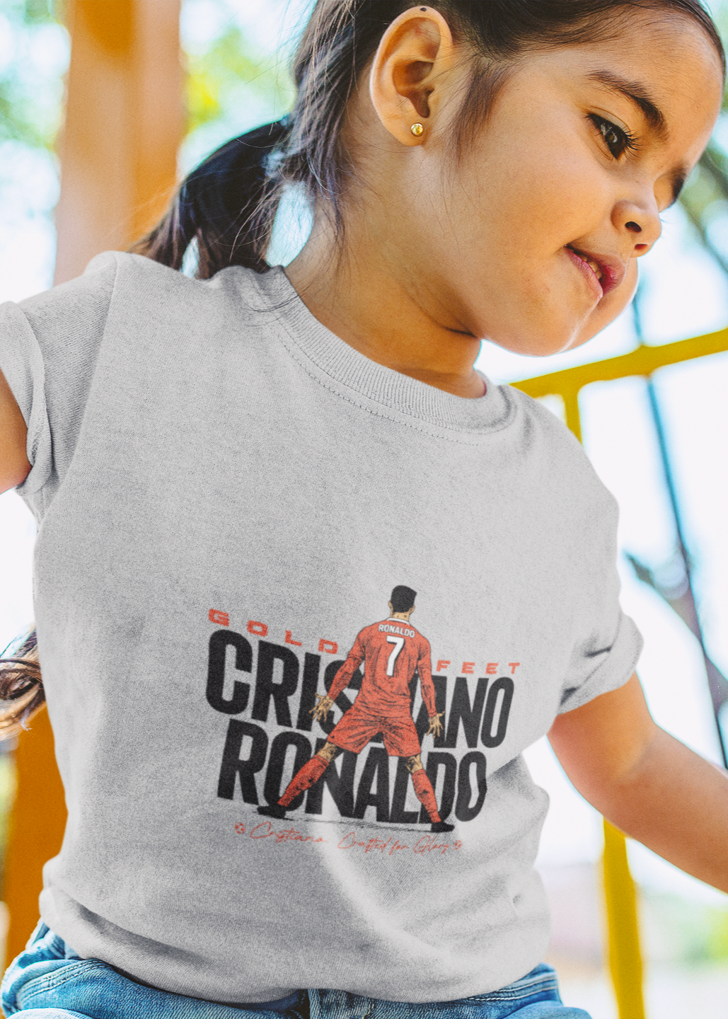 GOLD FEET - Girl's Crew Neck T-Shirt