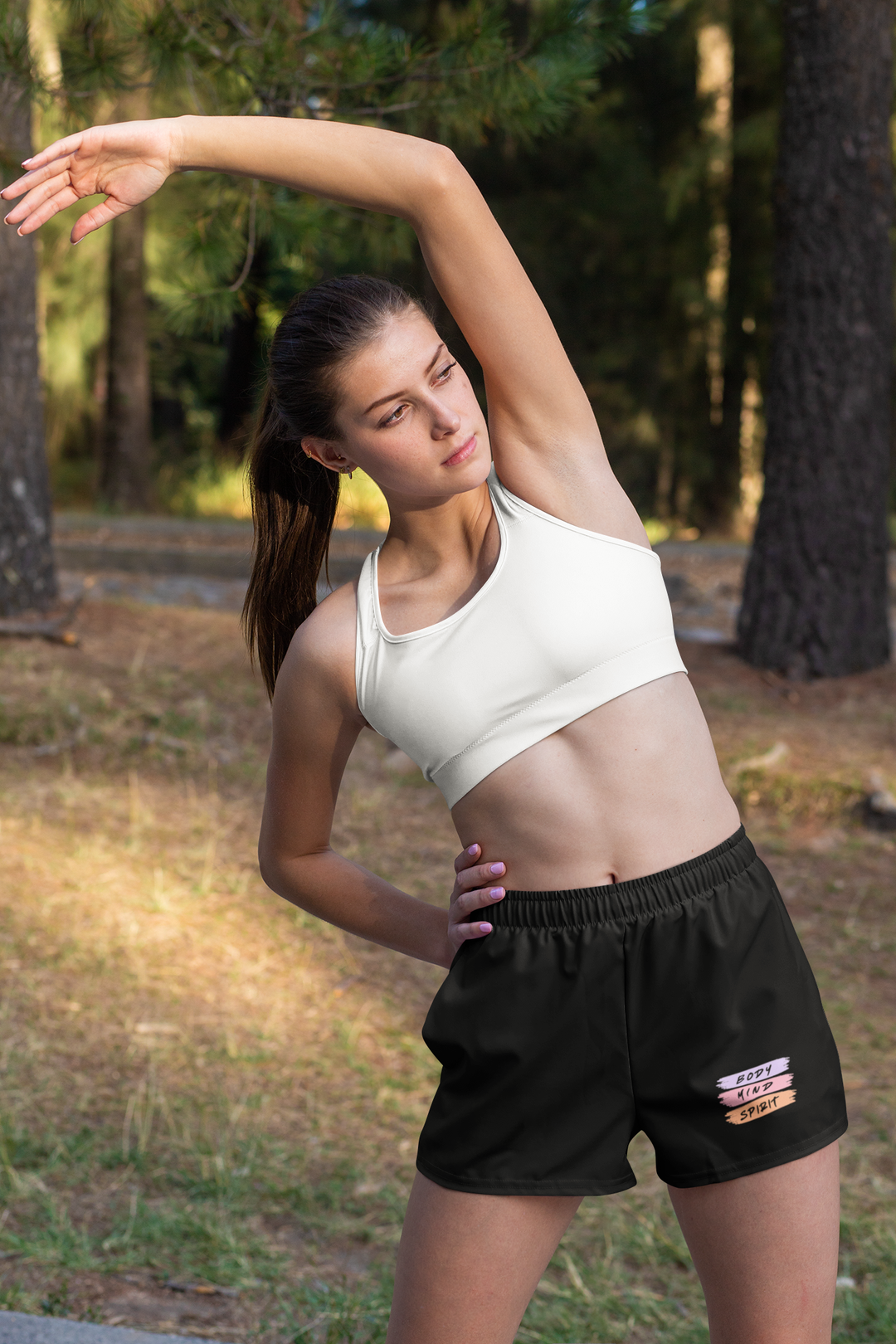 Body Mind Spirit Terry Shorts