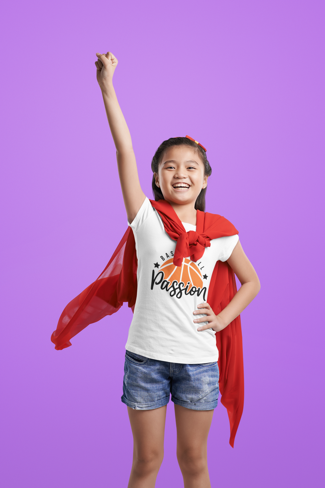 Basketball Passion - Girl's Crew Neck T-Shirt