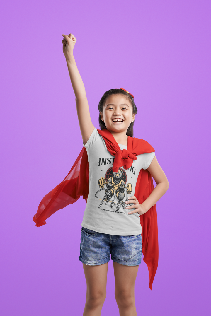 Installing Muscle - Girl's Crew Neck T-Shirt