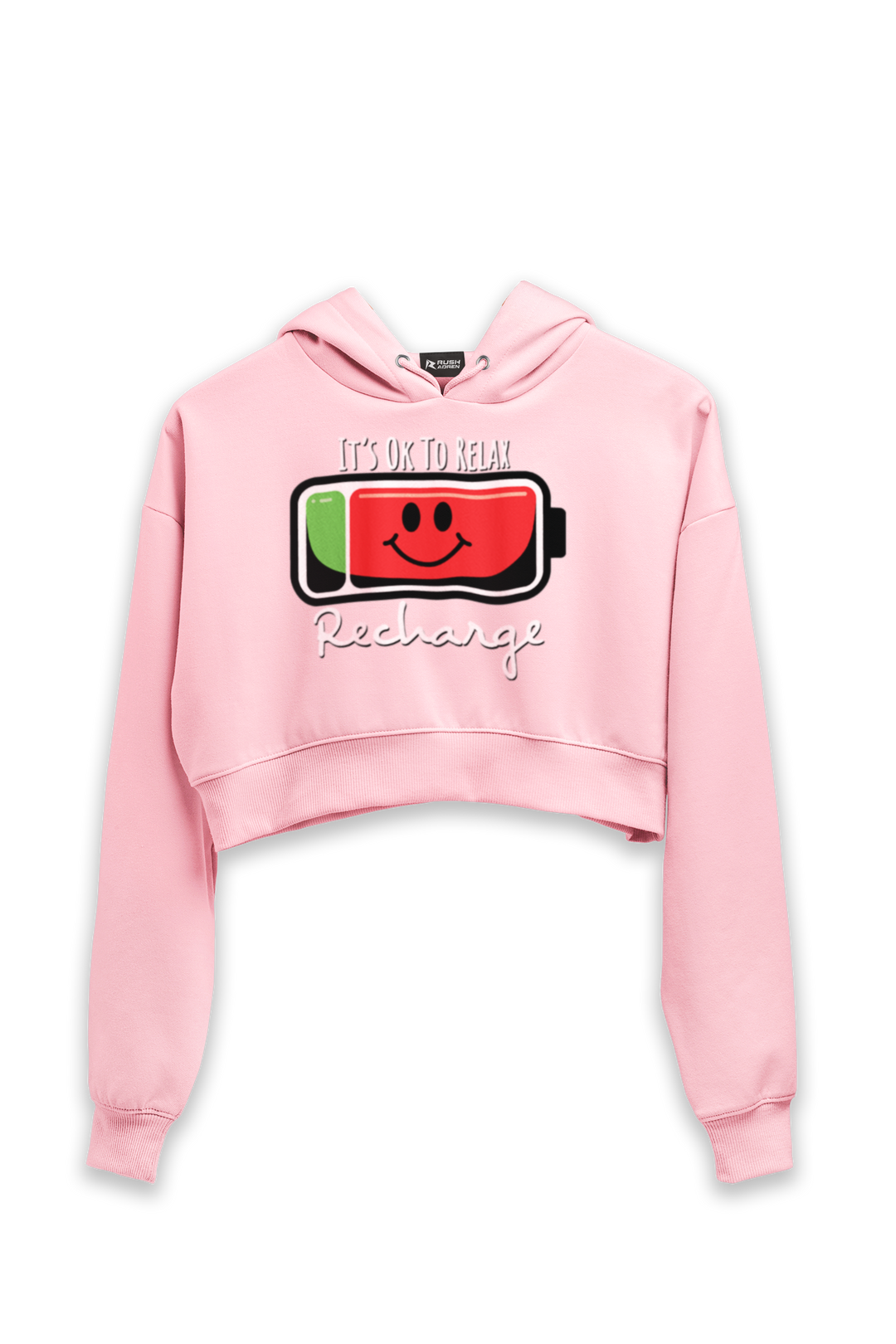 It’s OK to Relax - Female Cropped Hoodie