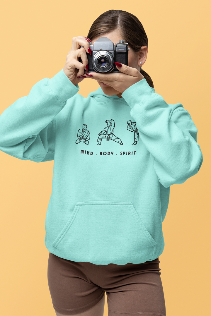 Mind Body Spirit Karate Hoodie