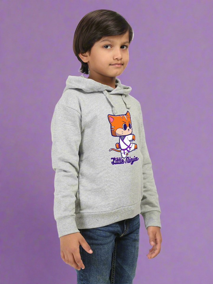 Boys Calm Cat Classic Hoodie