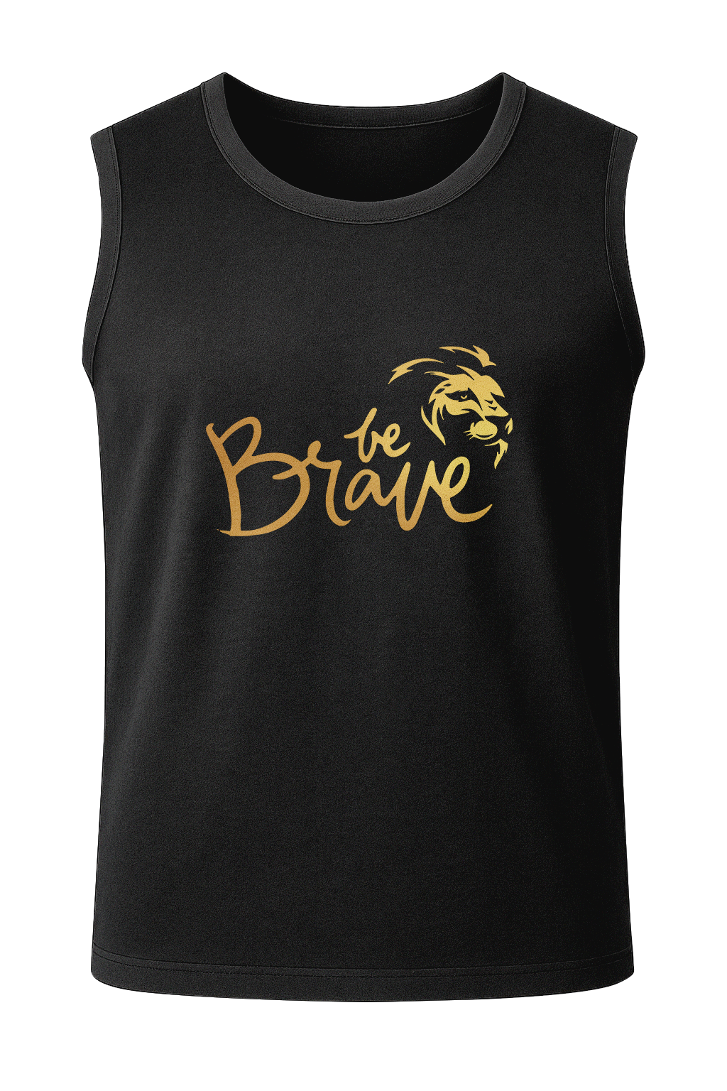 Classic Gold Vinyl Sleeveless T-Shirt
