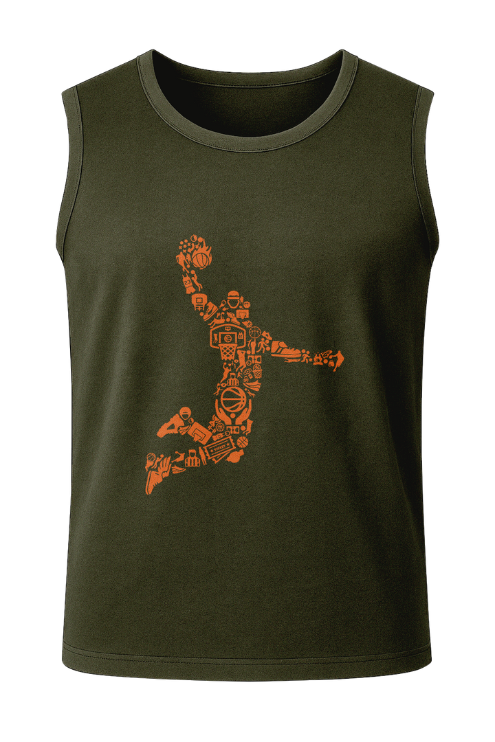 Masked Momentum -Men's Sleeveless T-Shirt