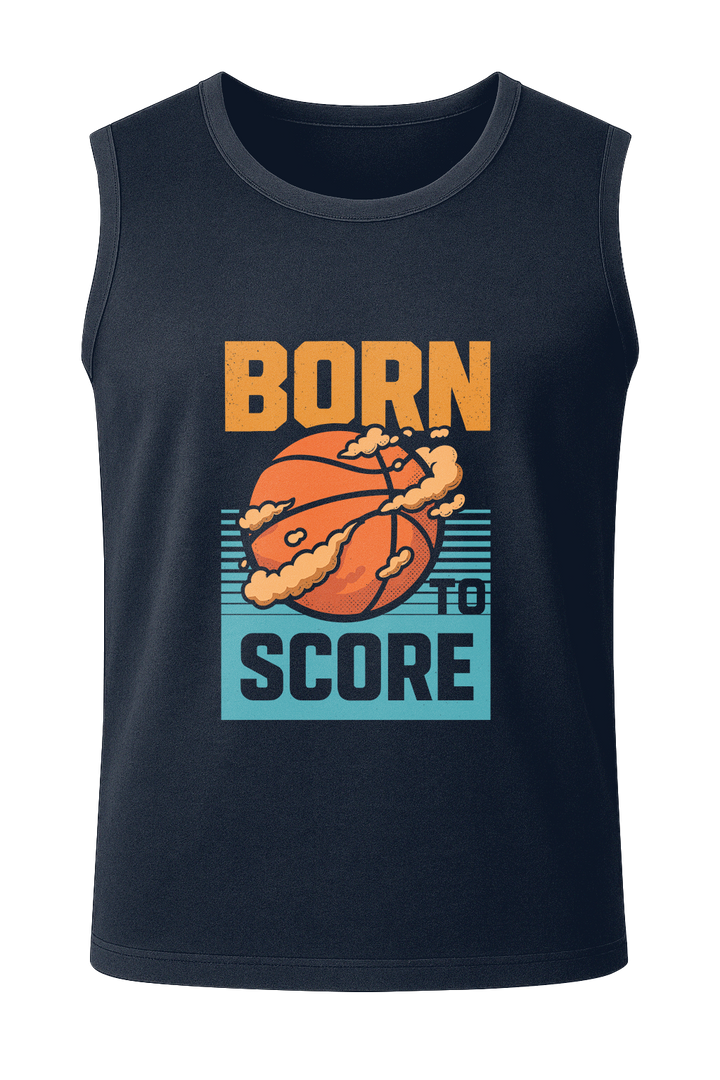 Born To Score - Men's Sleeveless T-Shirt