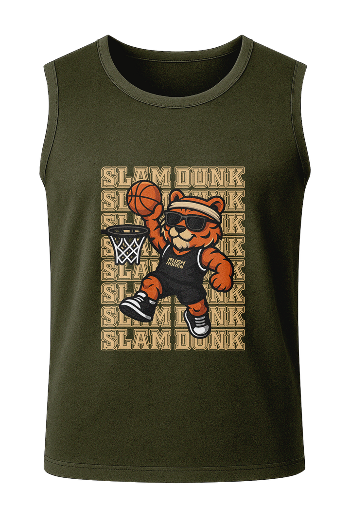 Slam Dunk Tiger - Men's Sleeveless T-Shirt