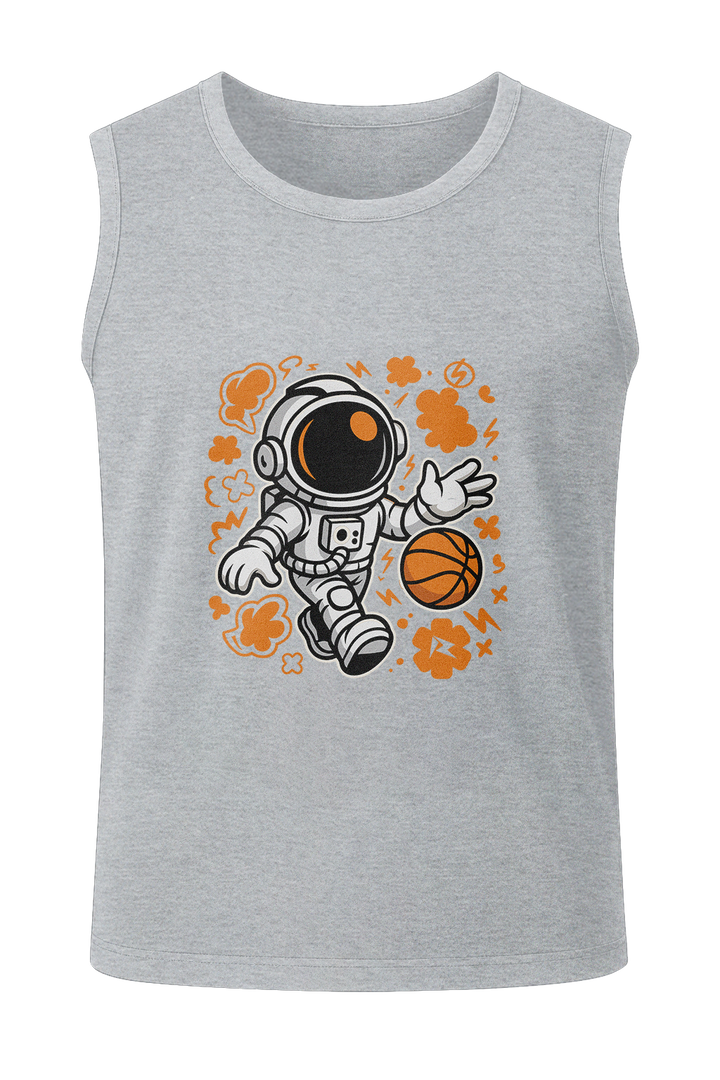 Cosmic Crossover Astronaut Basketball - Men's Sleeveless T-Shirt