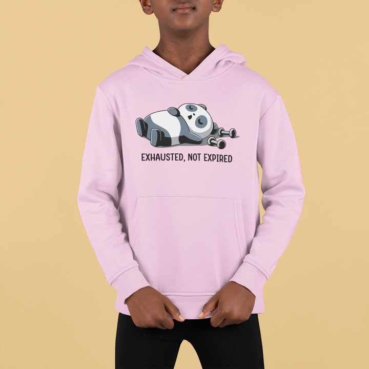 Exhausted, Not Expired - Kids Hoodie