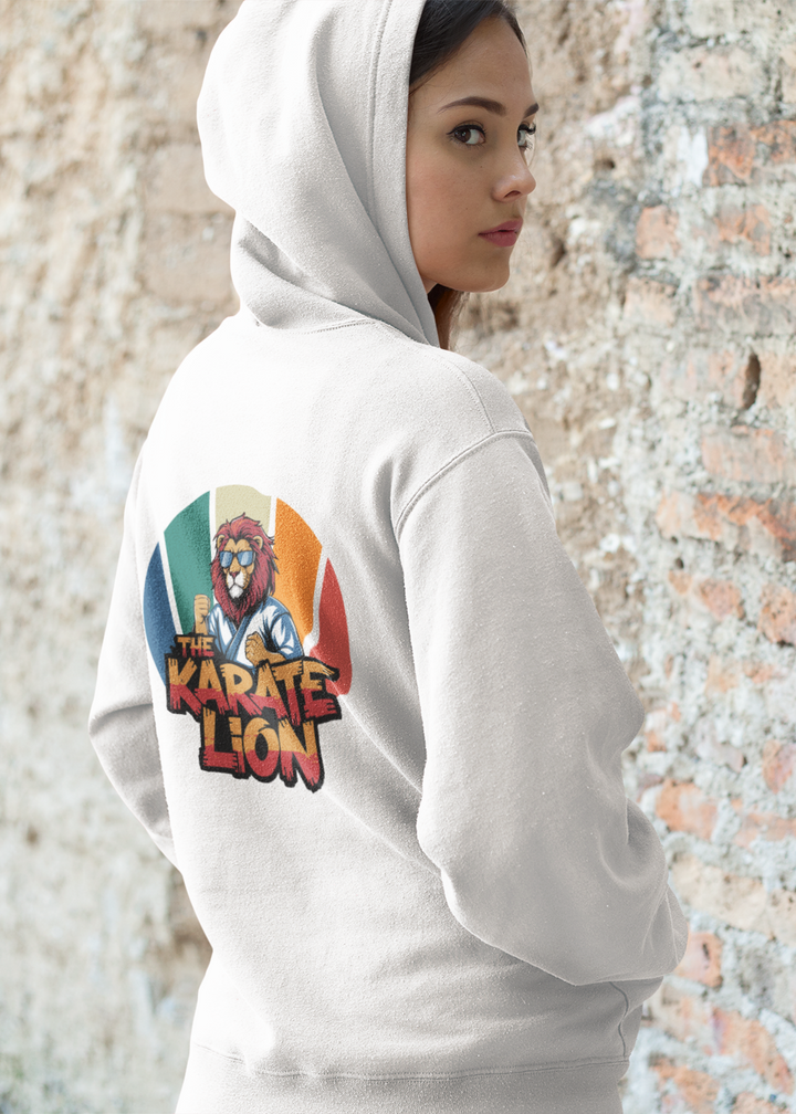 Women's Karate Lion Graphic Hoodie