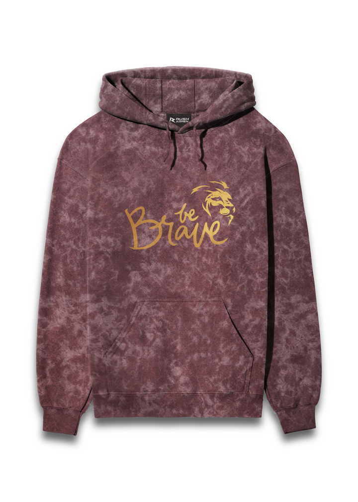 Classic Gold Vinyl Acid Wash Hoodie