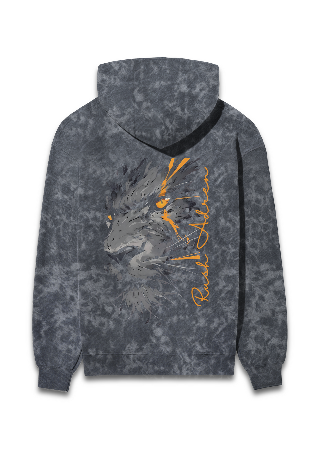 Fierce Lion Acid Wash Hoodie