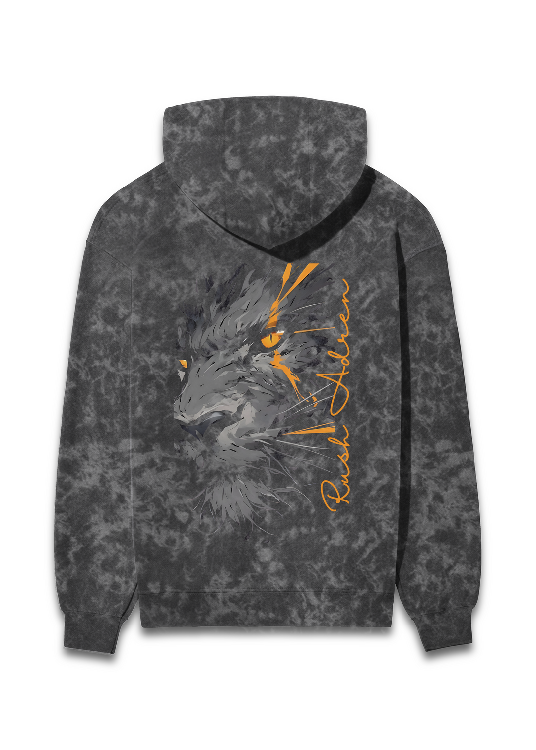 Fierce Lion Acid Wash Hoodie