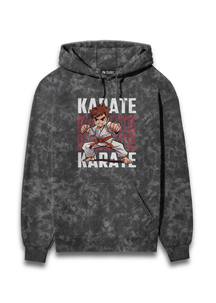 Karate Champ Acid Wash Hoodie