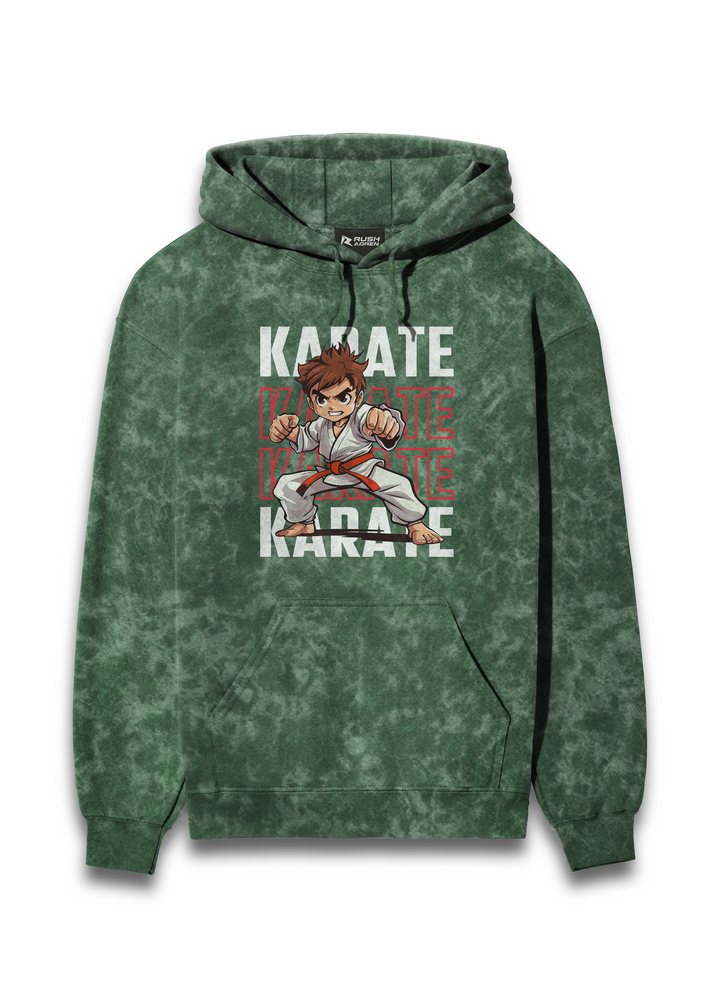 Karate Champ Acid Wash Hoodie