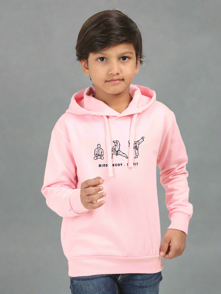 Boys Mind Body Spirit Karate Hoodie