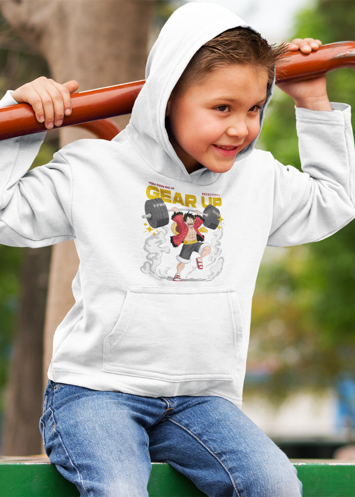 Gear Up Anime - Kids Hoodie