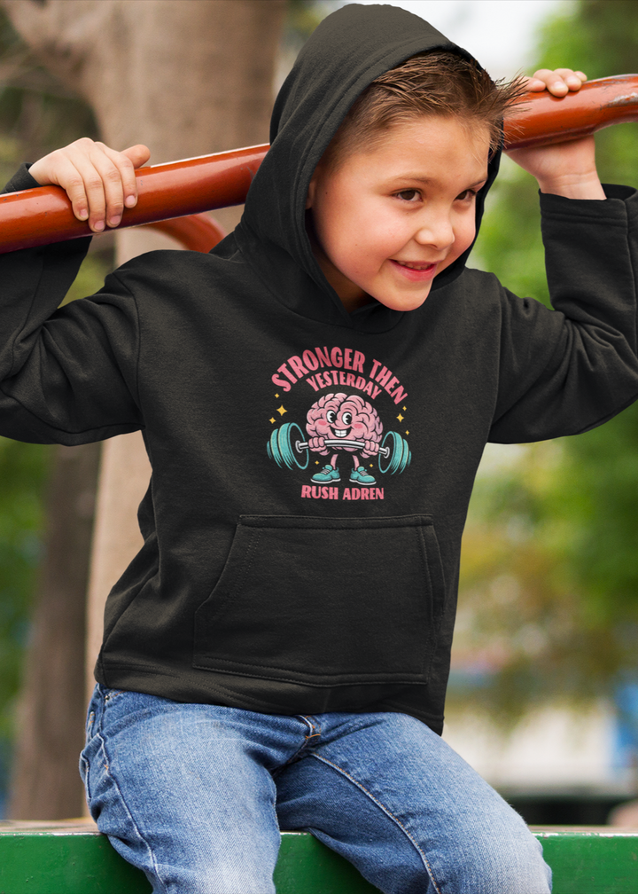 Stronger Than Yesterday - Kids Hoodie