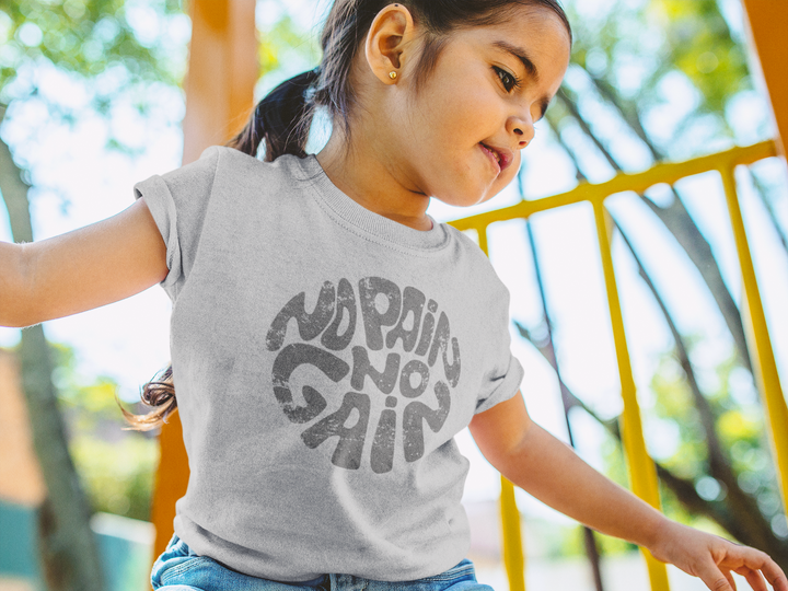 No Pain No Gain - GYM Girl's Crew Neck T-Shirt