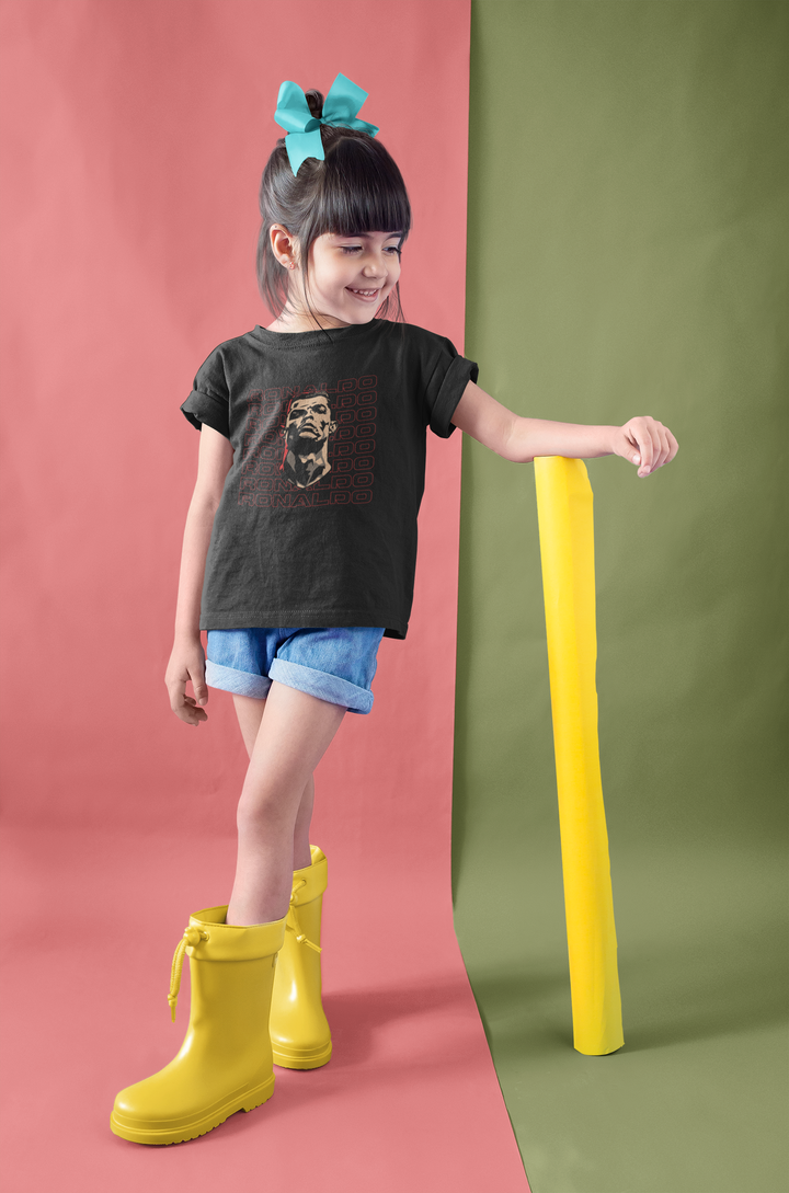 RONALDO - Girl's Crew Neck T-Shirt