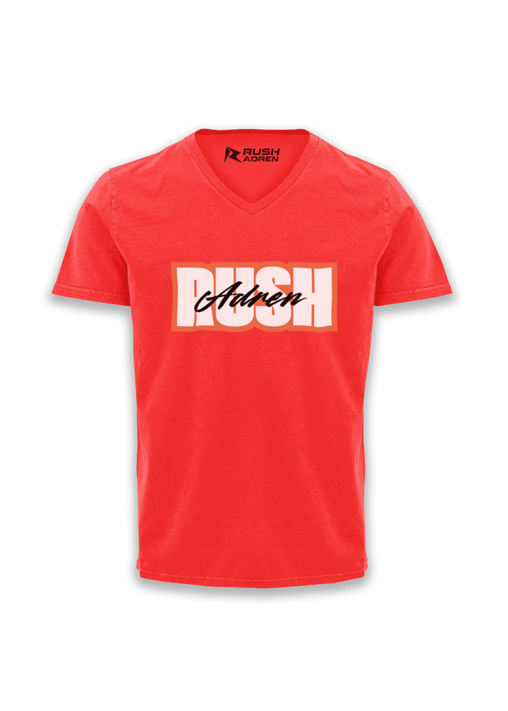 Rush Adren V-neck Half Sleeve T-Shirt