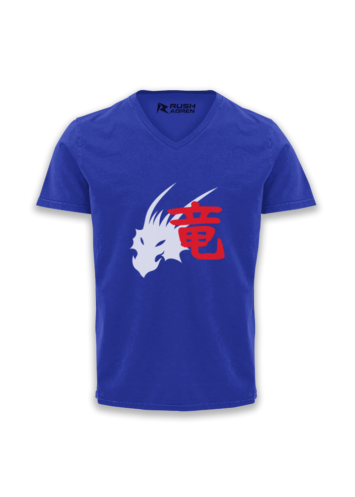 Dragon Spirit Kanji V-neck T-Shirt