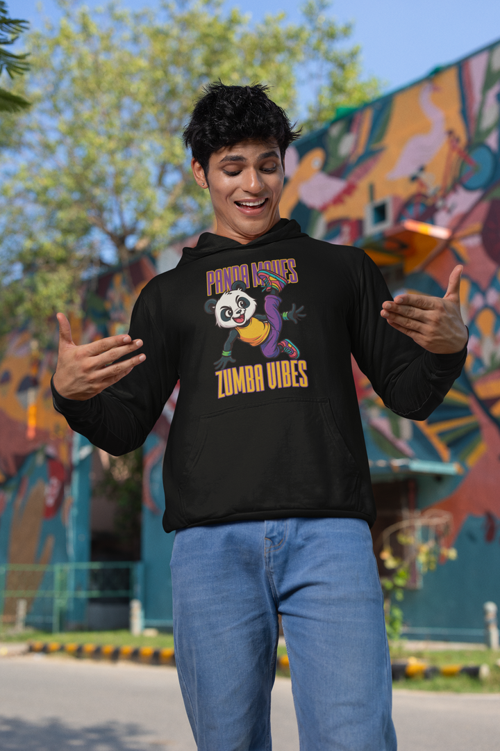 Panda Moves Zumba Vibes - Men Hoodie
