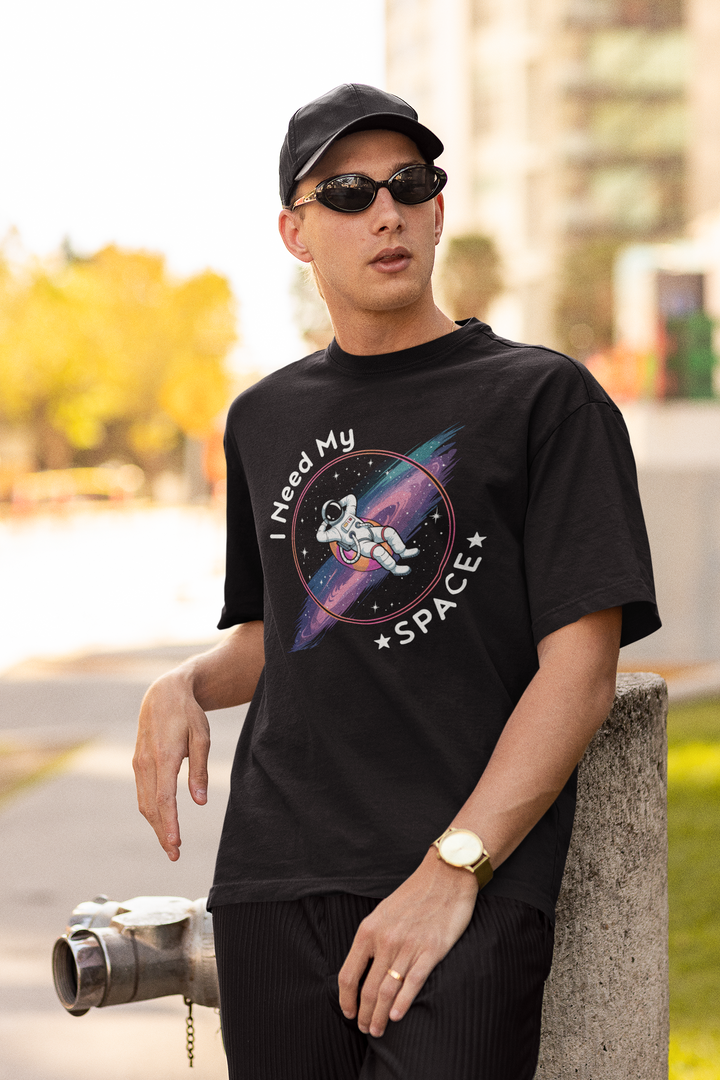 I Need My Space Astronaut Oversized T-Shirt
