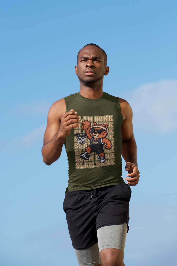 Slam Dunk Tiger - Men's Sleeveless T-Shirt