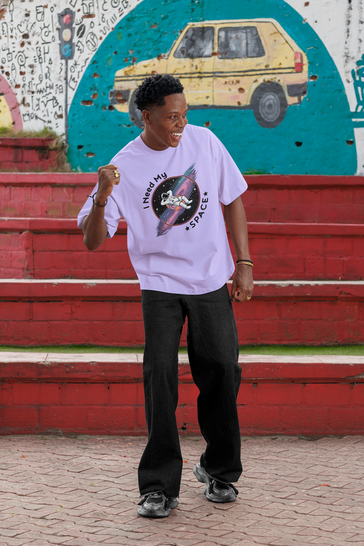I Need My Space Astronaut Oversized T-Shirt