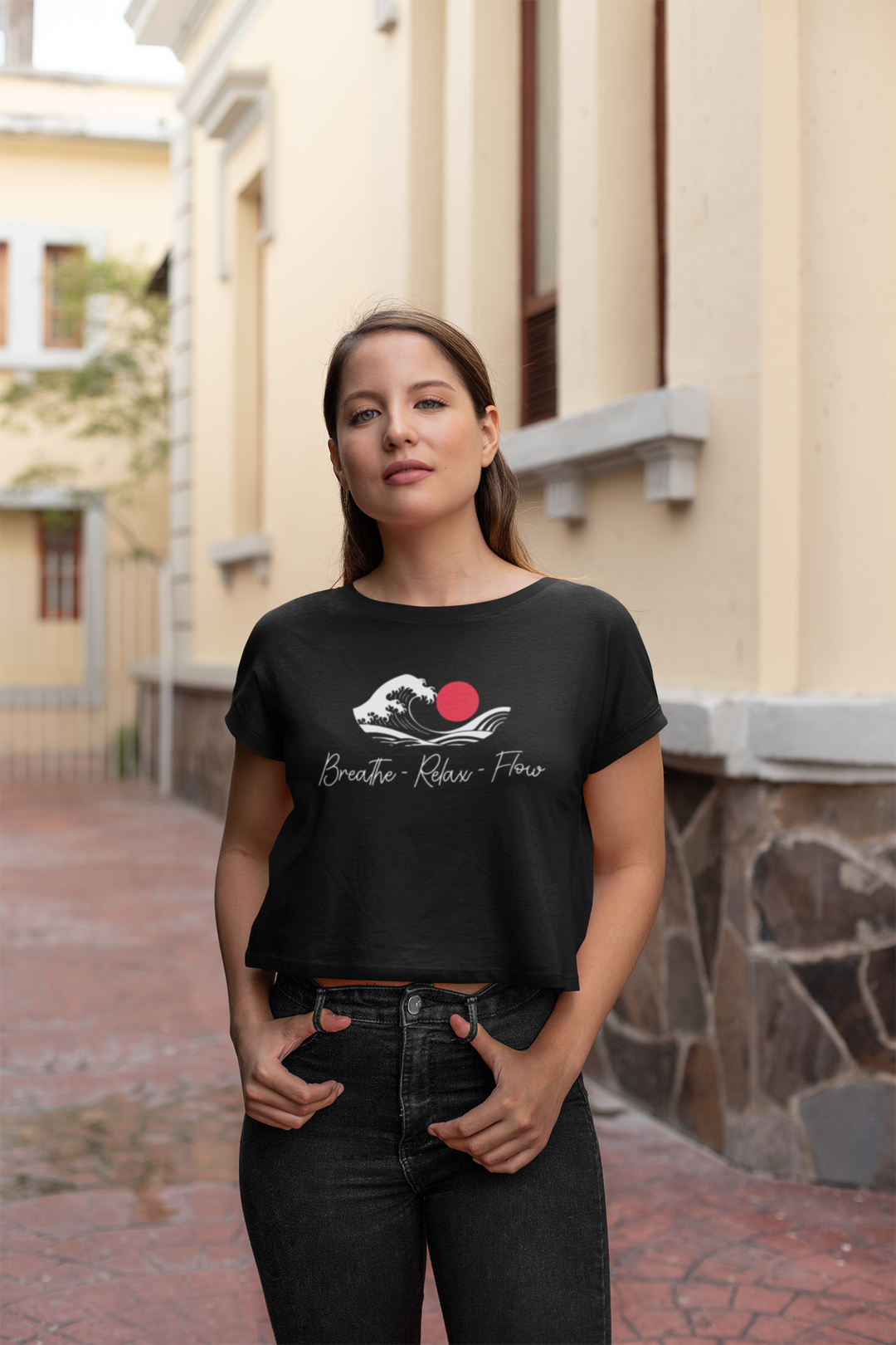 Breathe Relax Flow Crop Top