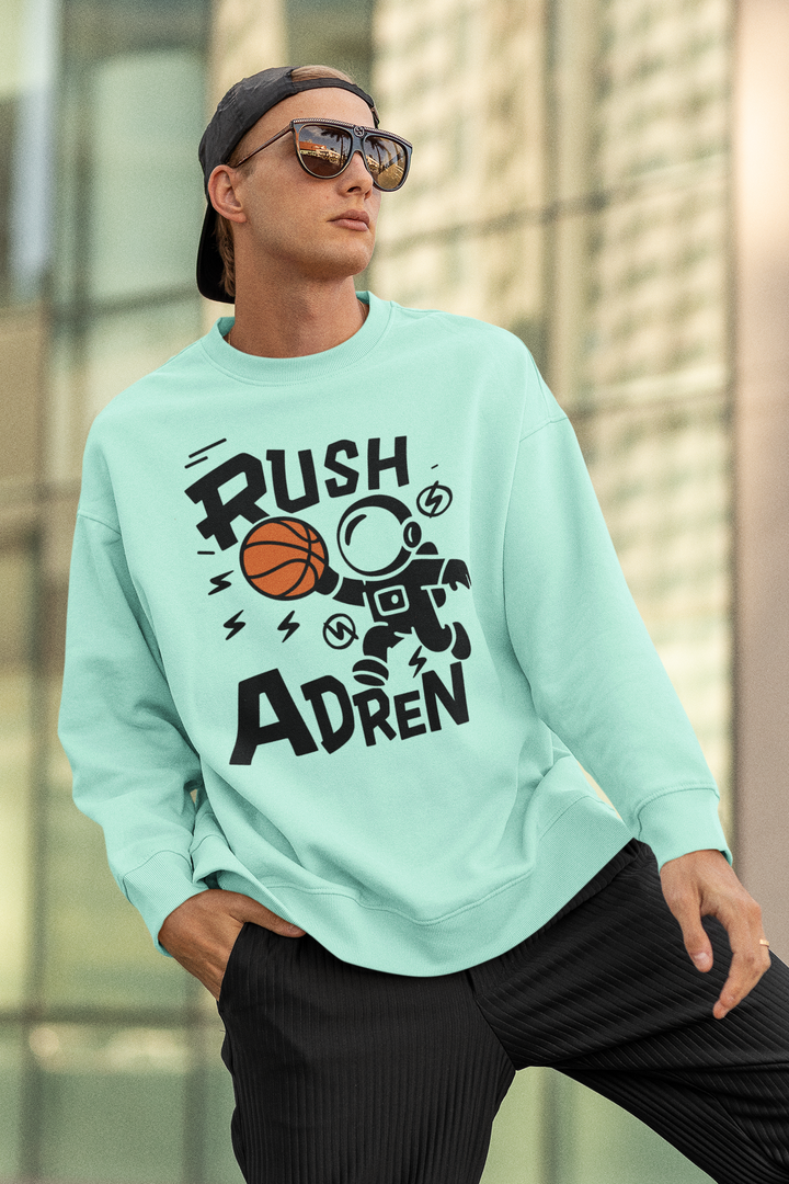 Rush Adren Astronaut Basketball - Men's Sweatshirt