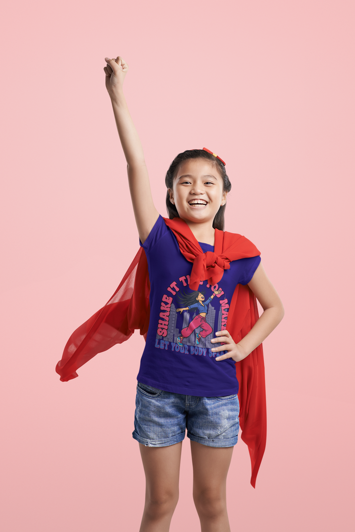 Let Your Body Speak - Girl's Crew Neck T-Shirt