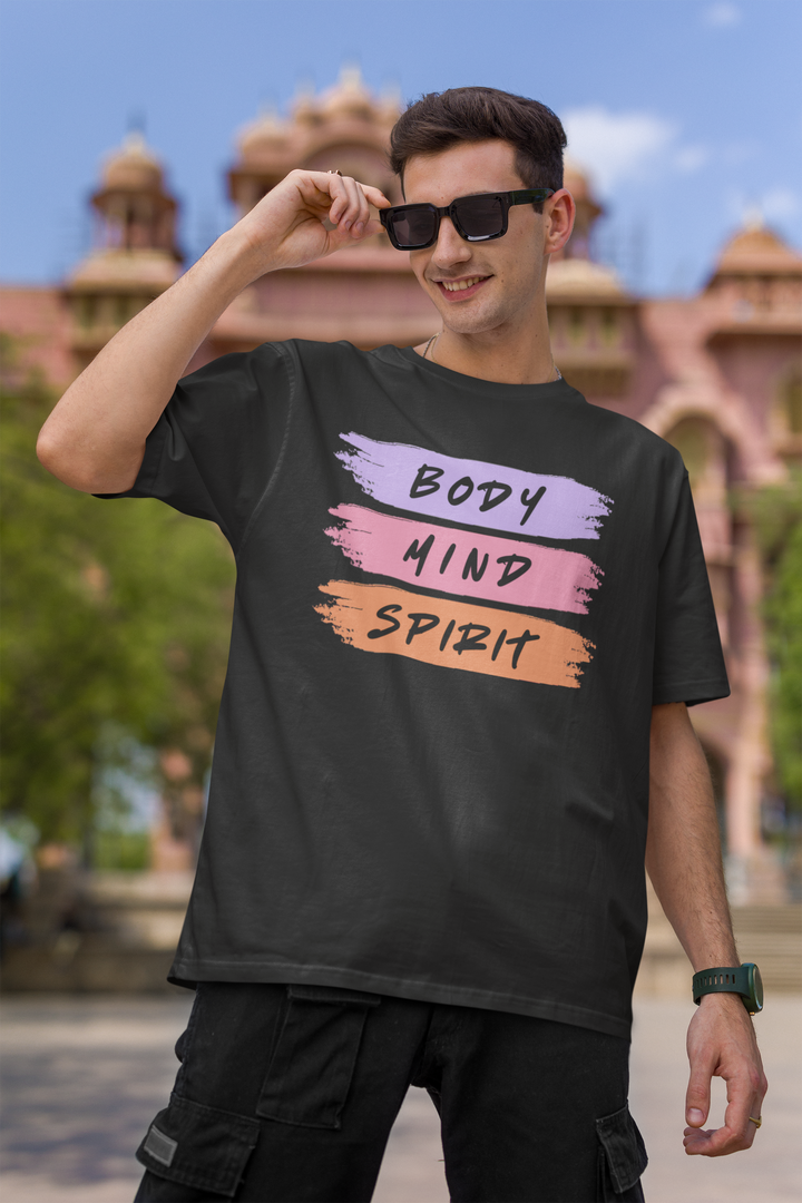 Body Mind Spirit Terry Oversized T-Shirt
