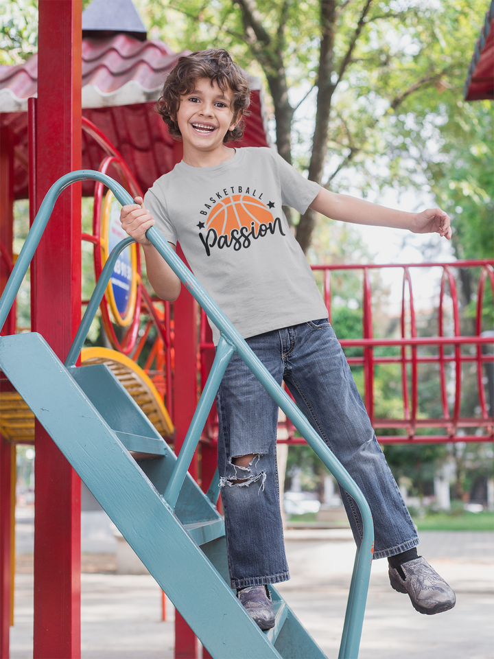 Basketball Passion - Kid's Crew Neck T-Shirt